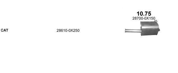 Išmetimo sistema POLMO POLMO99629