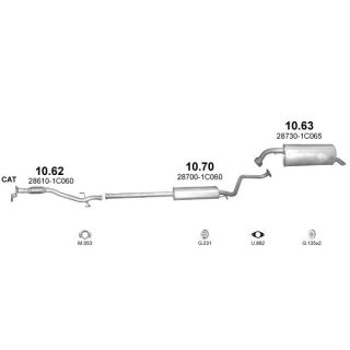 Išmetimo sistema POLMO POLMO99631