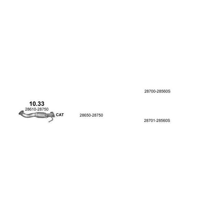 Išmetimo sistema POLMO POLMO99632