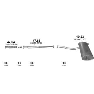 Išmetimo sistema POLMO POLMO99635