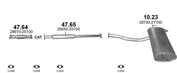 Išmetimo sistema POLMO POLMO99635