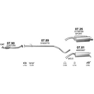 Išmetimo sistema POLMO POLMO99644