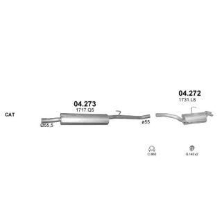 Išmetimo sistema POLMO POLMO99646