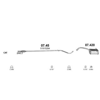 Išmetimo sistema POLMO POLMO99687
