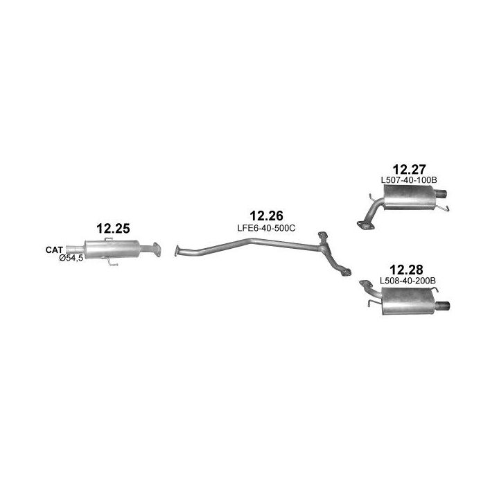 Išmetimo sistema POLMO POLMO99690
