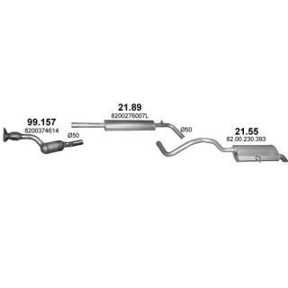 Išmetimo sistema POLMO POLMO99697