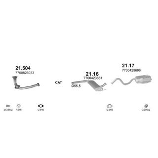 Išmetimo sistema POLMO POLMO99710