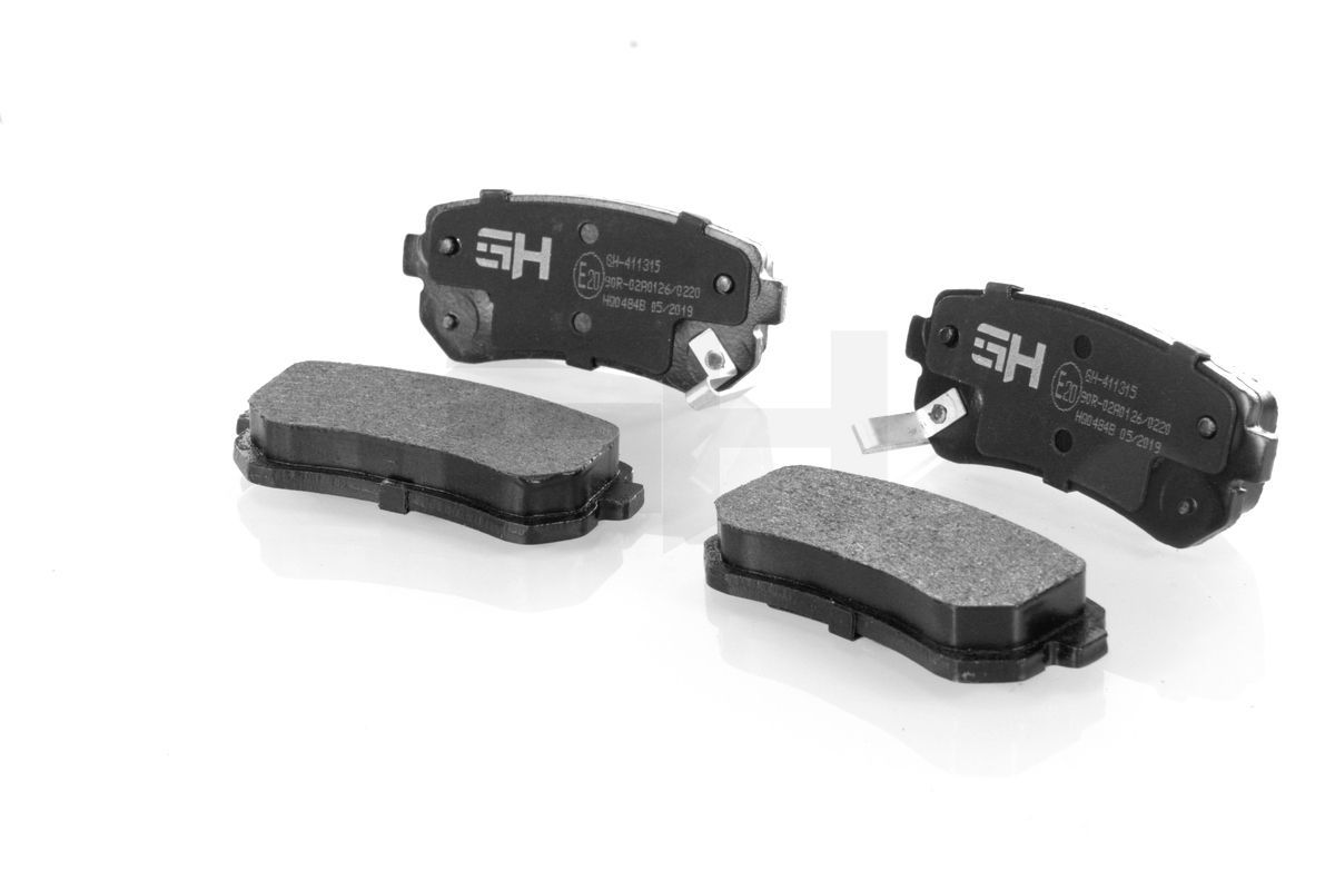 Stabdžių trinkelių rinkinys, diskinis stabdys GH GH-411315