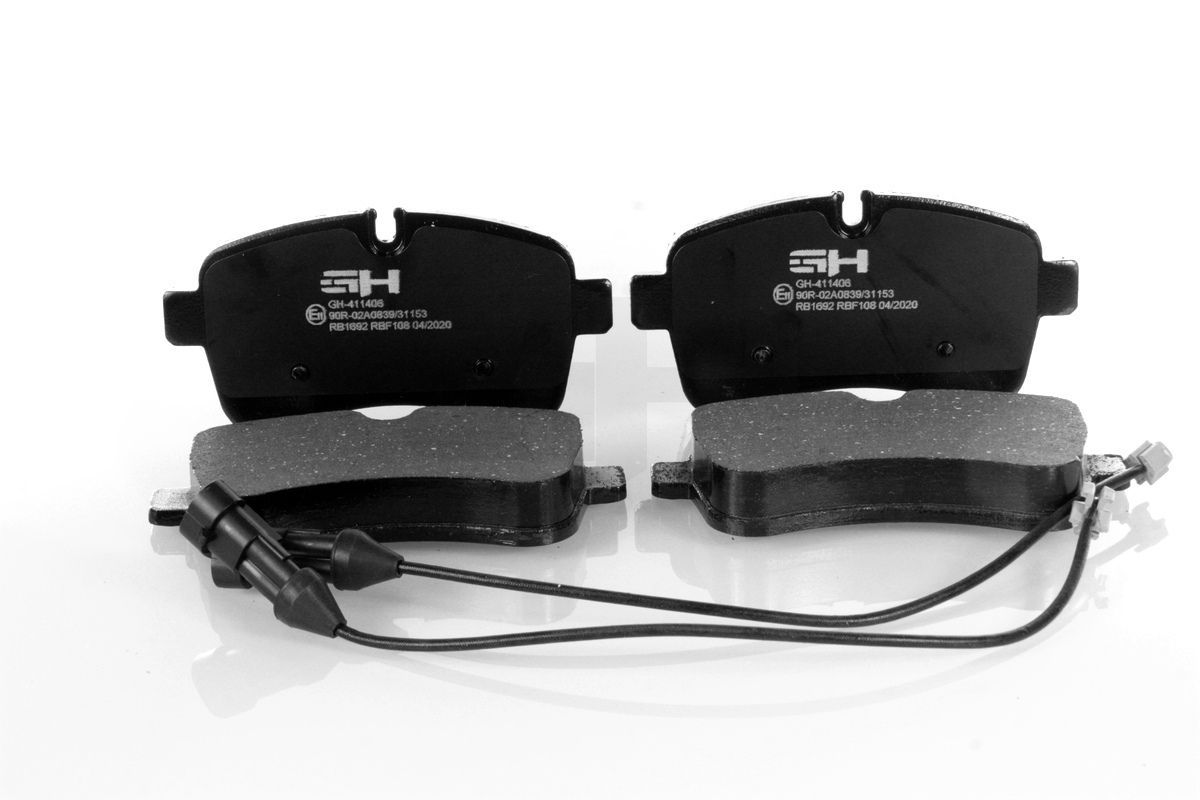 Stabdžių trinkelių rinkinys, diskinis stabdys GH GH-411406