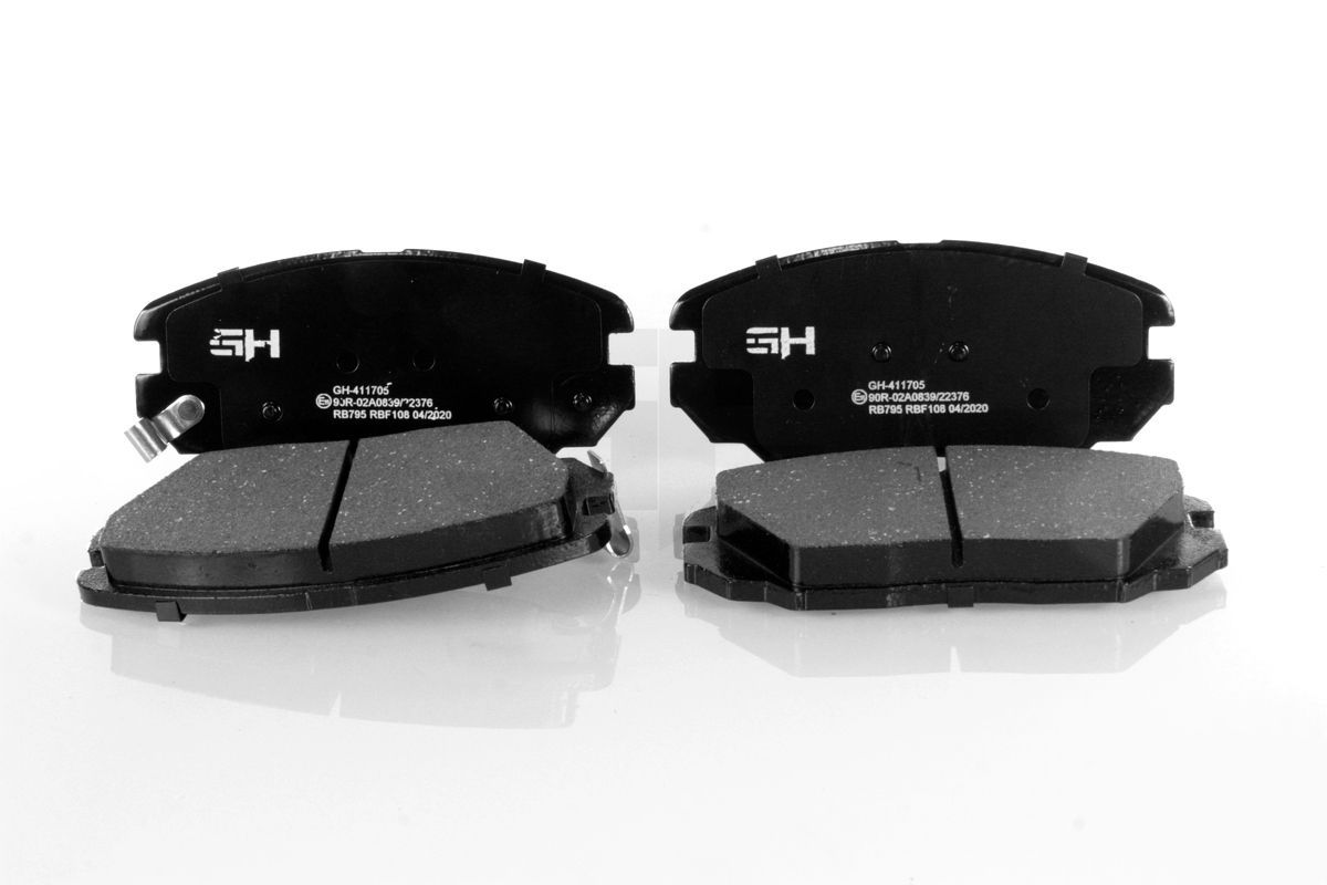 Stabdžių trinkelių rinkinys, diskinis stabdys GH GH-411705