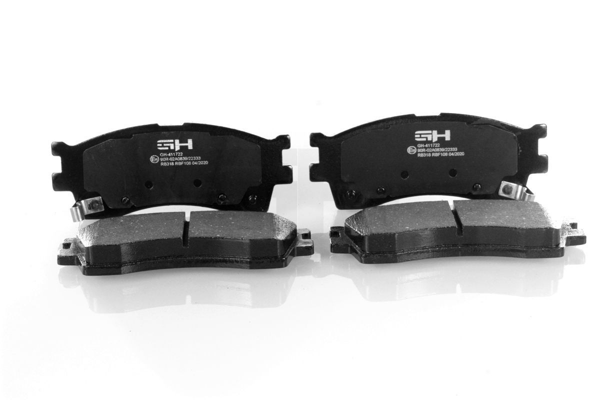 Stabdžių trinkelių rinkinys, diskinis stabdys GH GH-411722