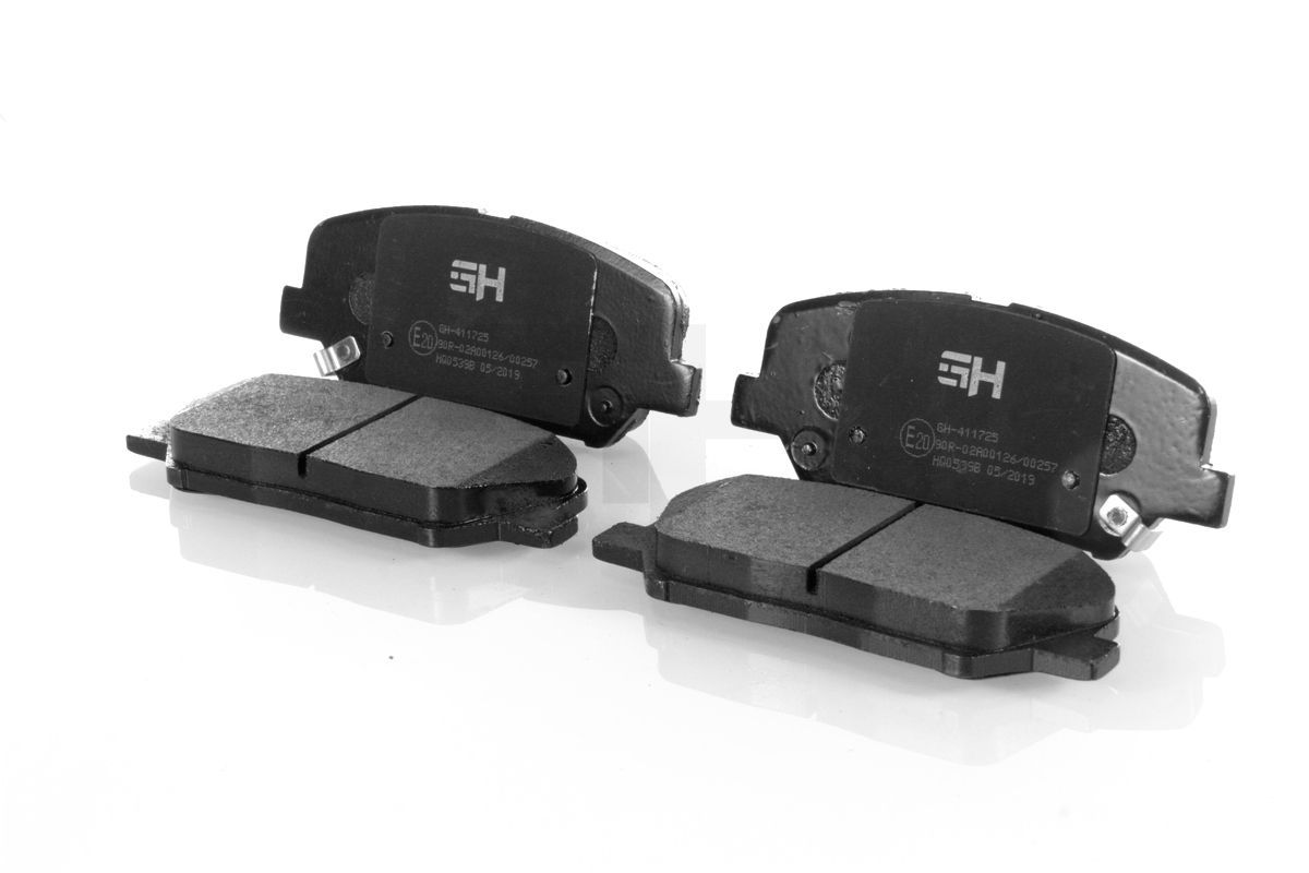 Stabdžių trinkelių rinkinys, diskinis stabdys GH GH-411725