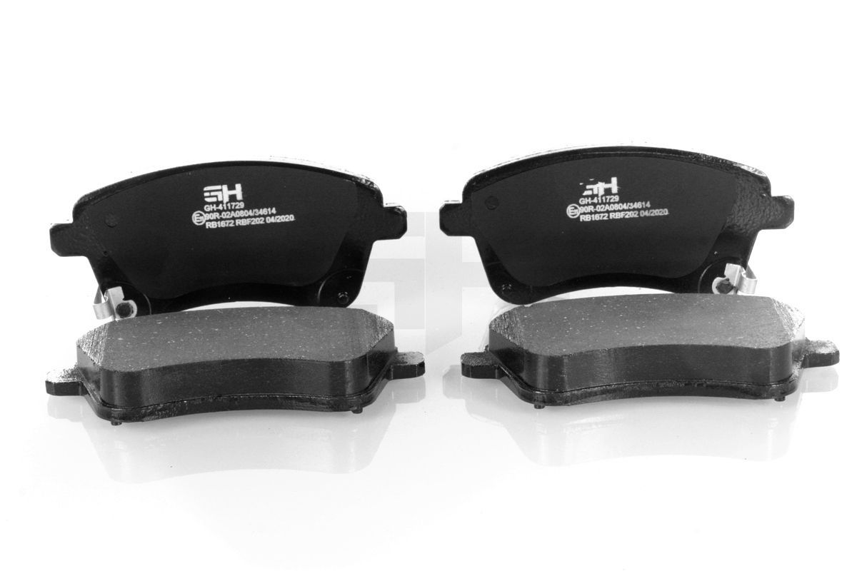 Stabdžių trinkelių rinkinys, diskinis stabdys GH GH-411729