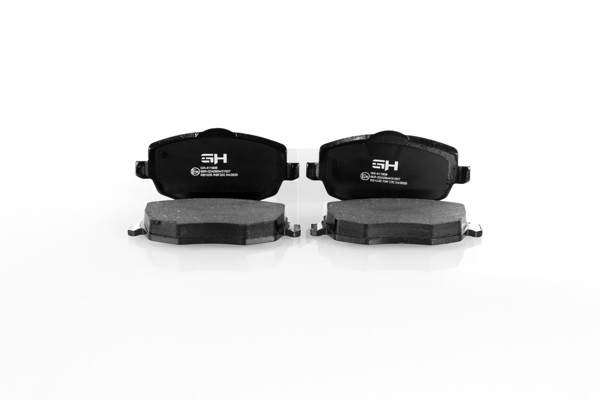 Stabdžių trinkelių rinkinys, diskinis stabdys GH GH-411906