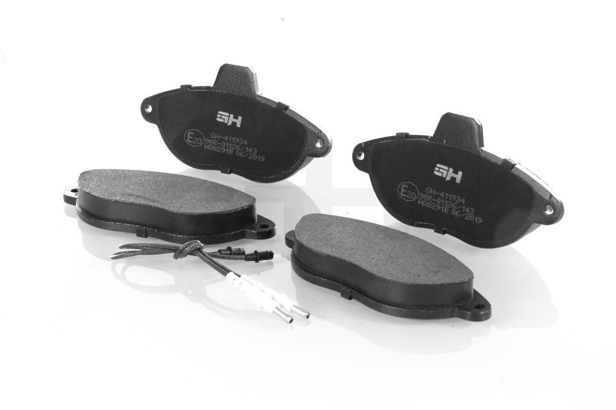 Stabdžių trinkelių rinkinys, diskinis stabdys GH GH-411934