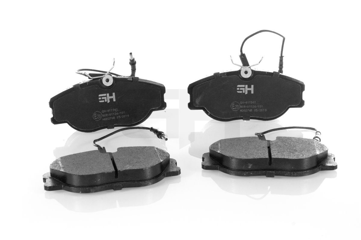 Stabdžių trinkelių rinkinys, diskinis stabdys GH GH-411941