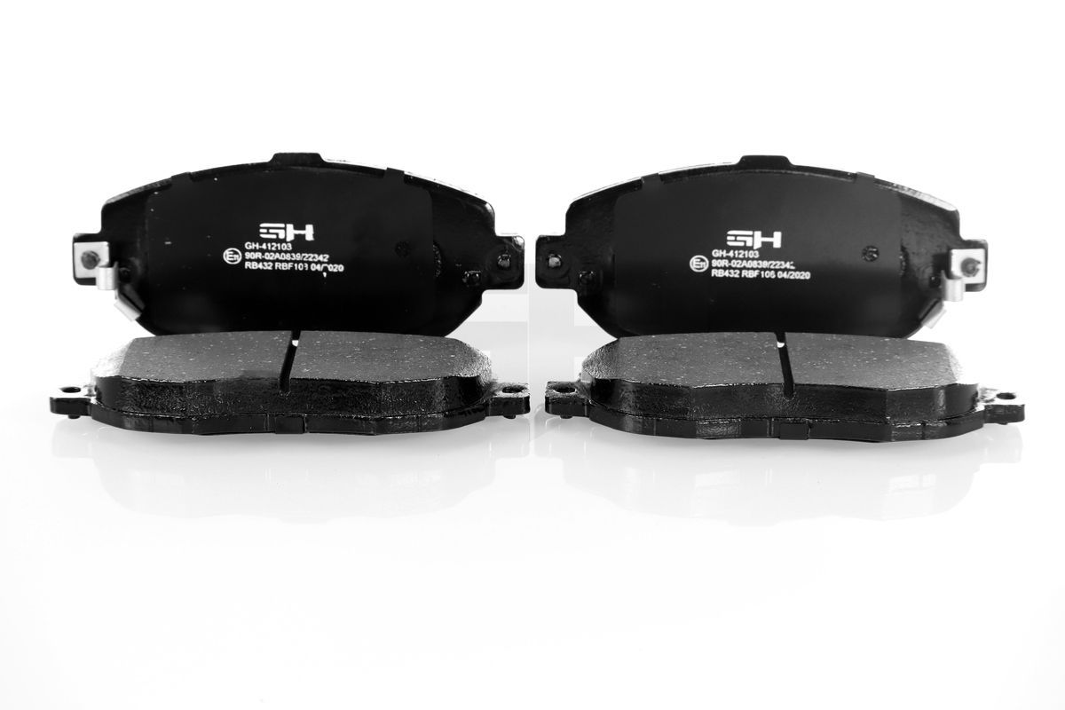 Stabdžių trinkelių rinkinys, diskinis stabdys GH GH-412103