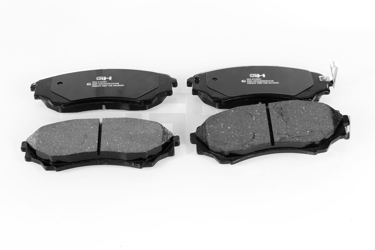 Stabdžių trinkelių rinkinys, diskinis stabdys GH GH-412201