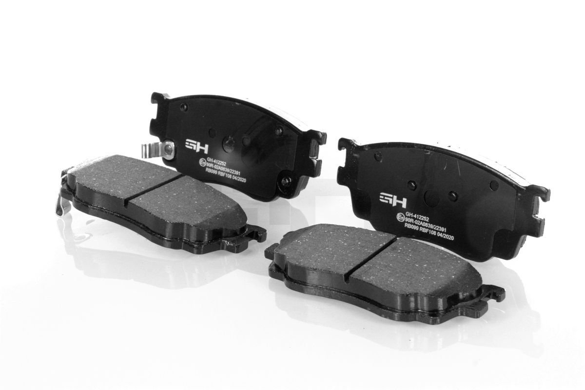 Stabdžių trinkelių rinkinys, diskinis stabdys GH GH-412252