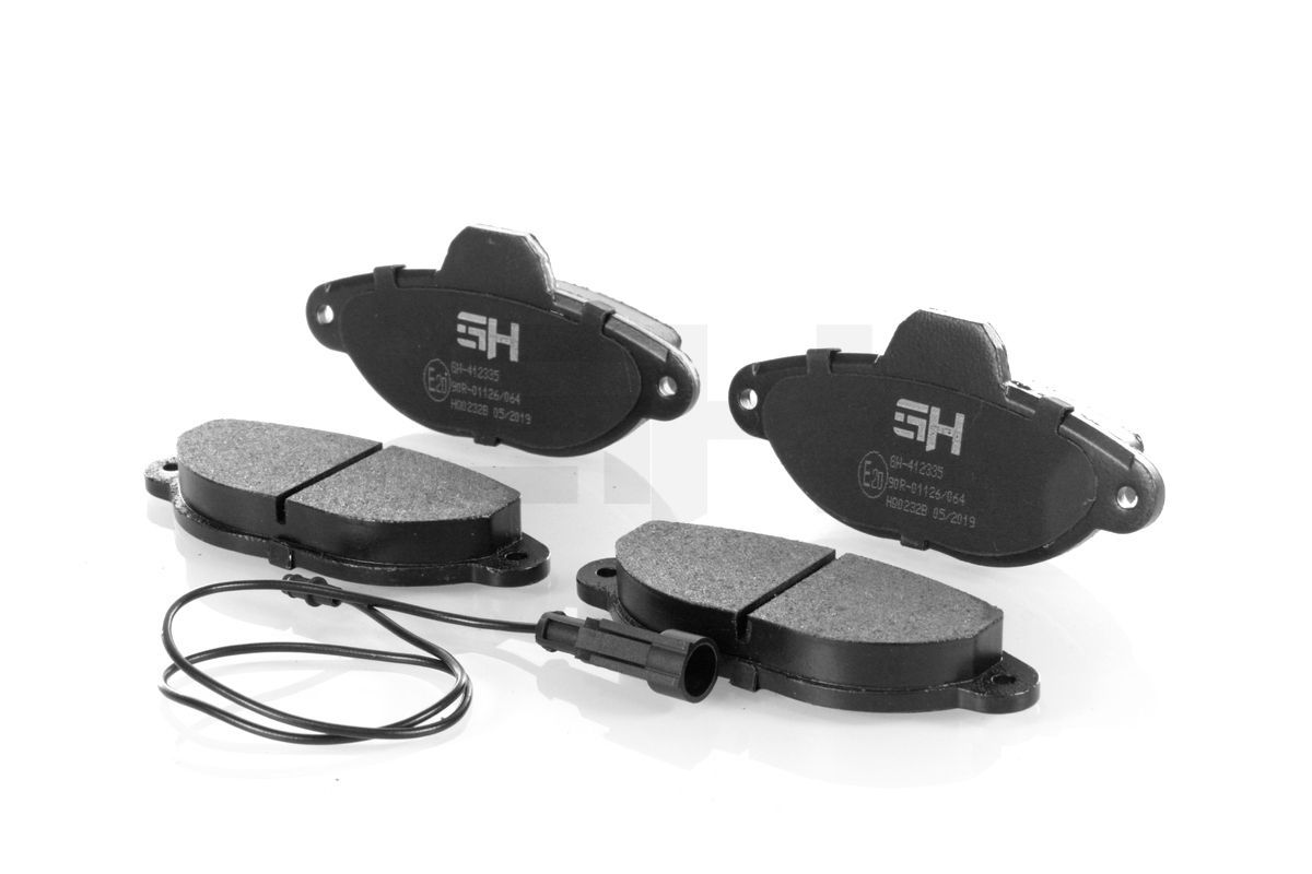 Stabdžių trinkelių rinkinys, diskinis stabdys GH GH-412335