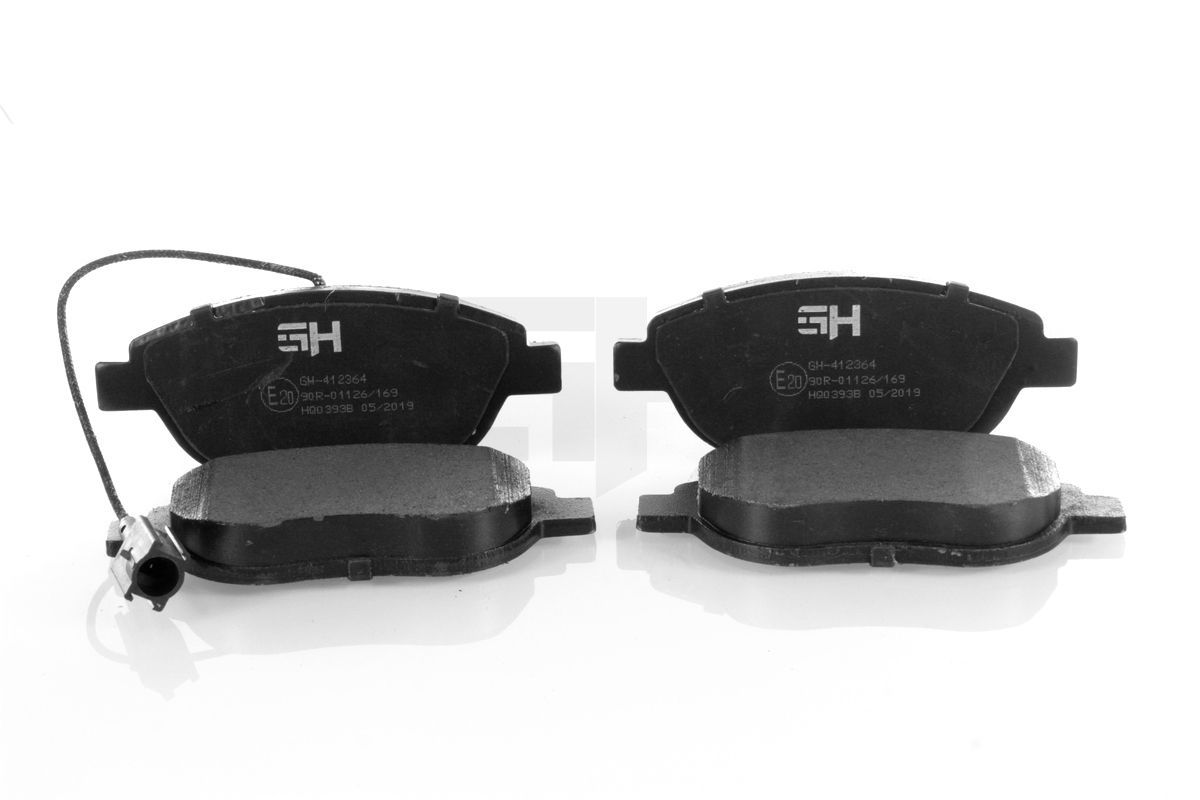 Stabdžių trinkelių rinkinys, diskinis stabdys GH GH-412364