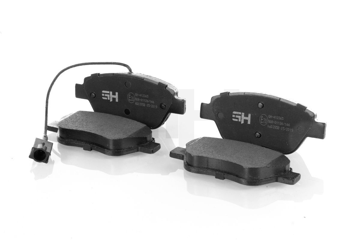 Stabdžių trinkelių rinkinys, diskinis stabdys GH GH-412365