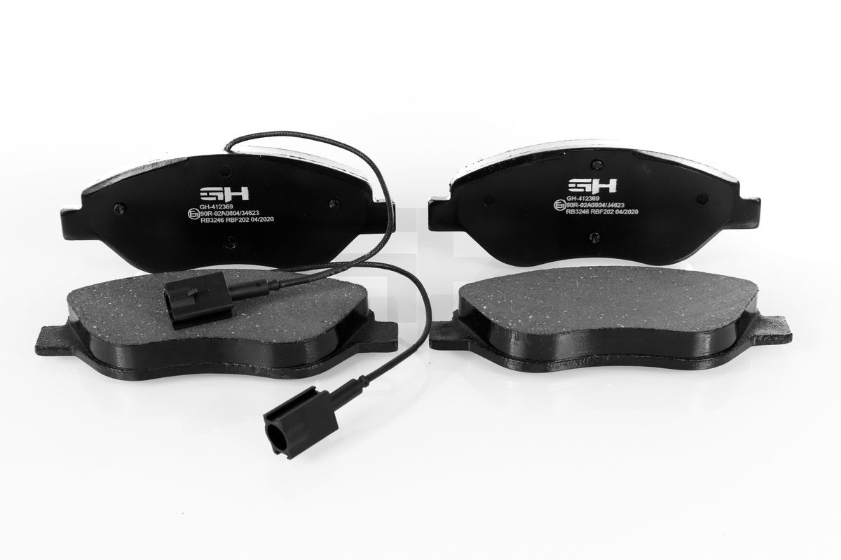 Stabdžių trinkelių rinkinys, diskinis stabdys GH GH-412369