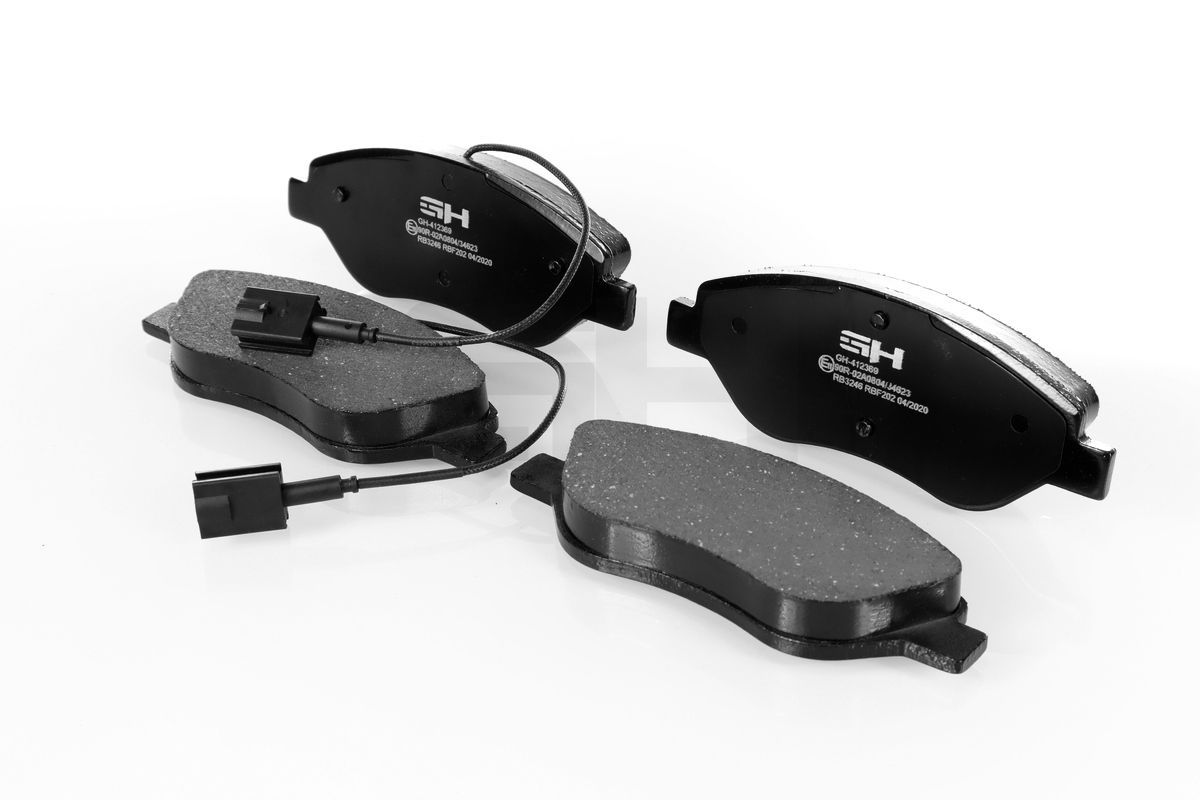 Stabdžių trinkelių rinkinys, diskinis stabdys GH GH-412369