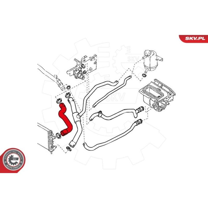 Radiatoriaus žarna ESEN SKV 24SKV224