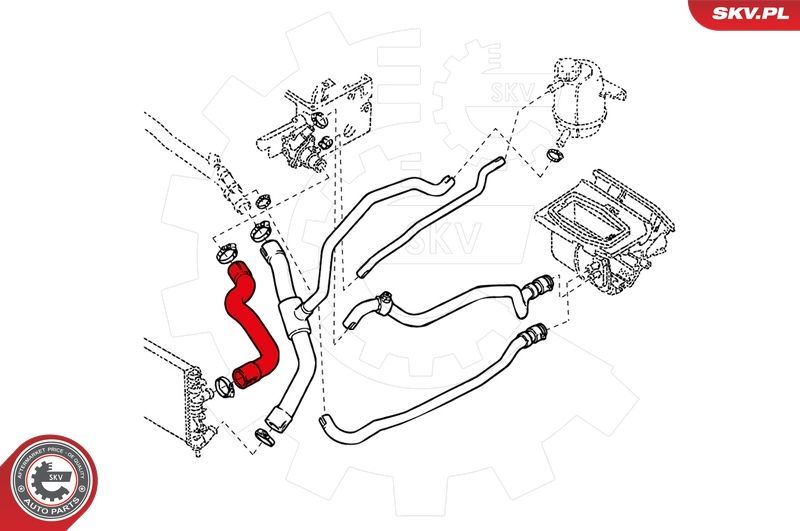 Radiatoriaus žarna ESEN SKV 24SKV224