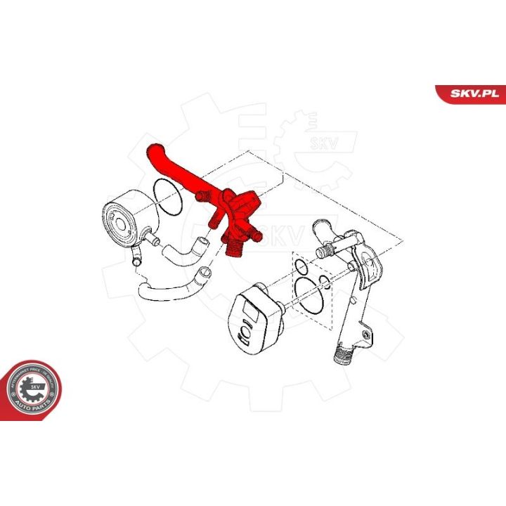 Radiatoriaus žarna ESEN SKV 24SKV287