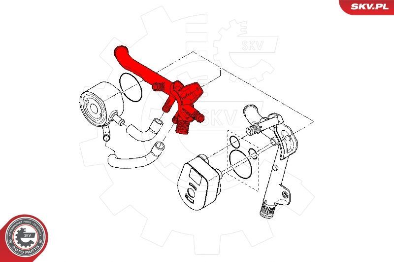 Radiatoriaus žarna ESEN SKV 24SKV287
