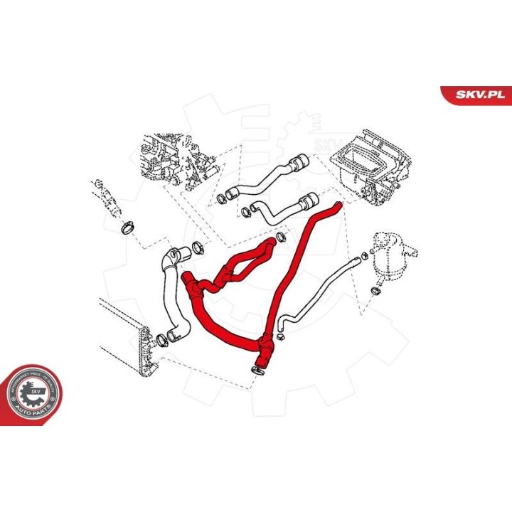 Radiatoriaus žarna ESEN SKV 24SKV337
