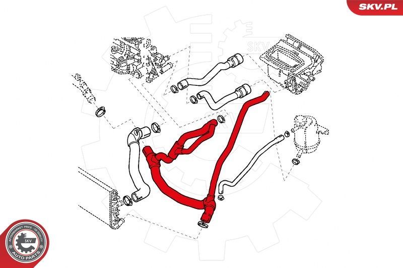 Radiatoriaus žarna ESEN SKV 24SKV337