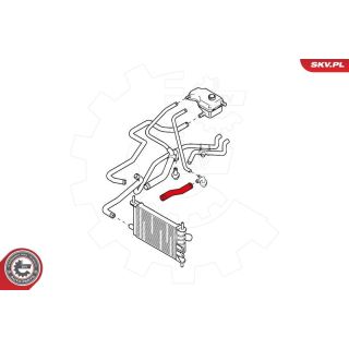 Radiatoriaus žarna ESEN SKV 24SKV348
