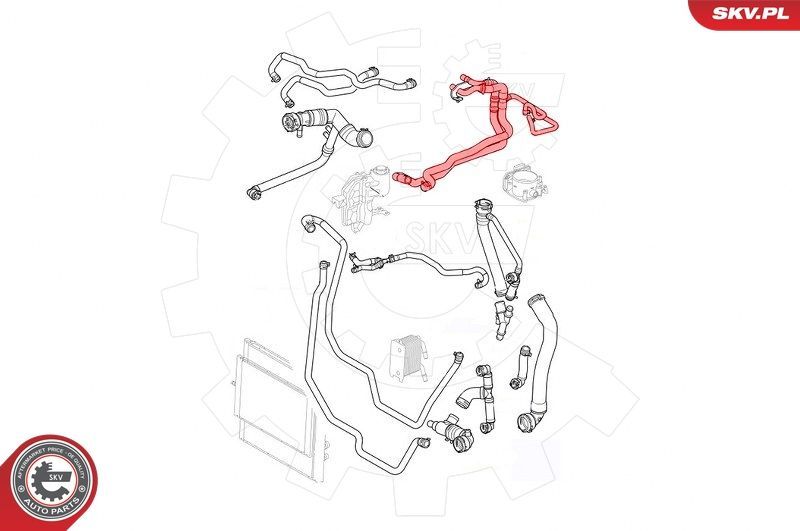 Radiatoriaus žarna ESEN SKV 43SKV747
