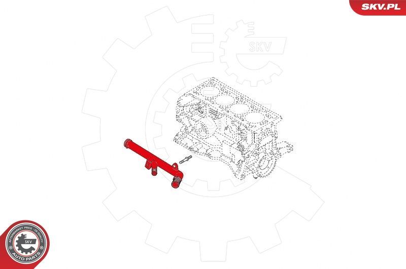 Radiatoriaus žarna ESEN SKV 43SKV748