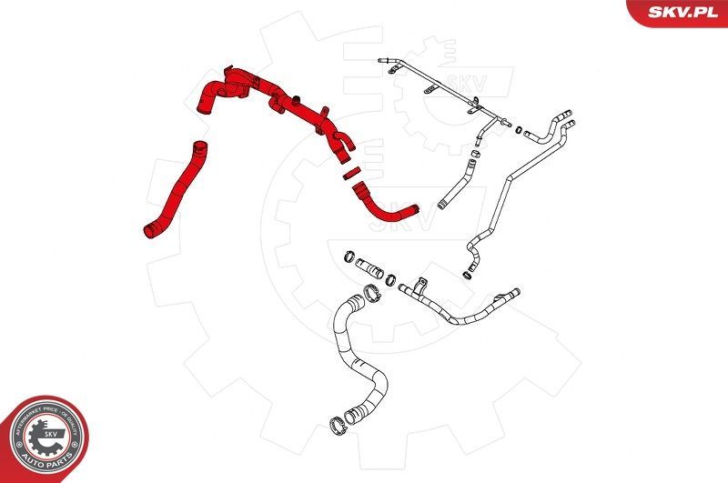 Radiatoriaus žarna ESEN SKV 43SKV749