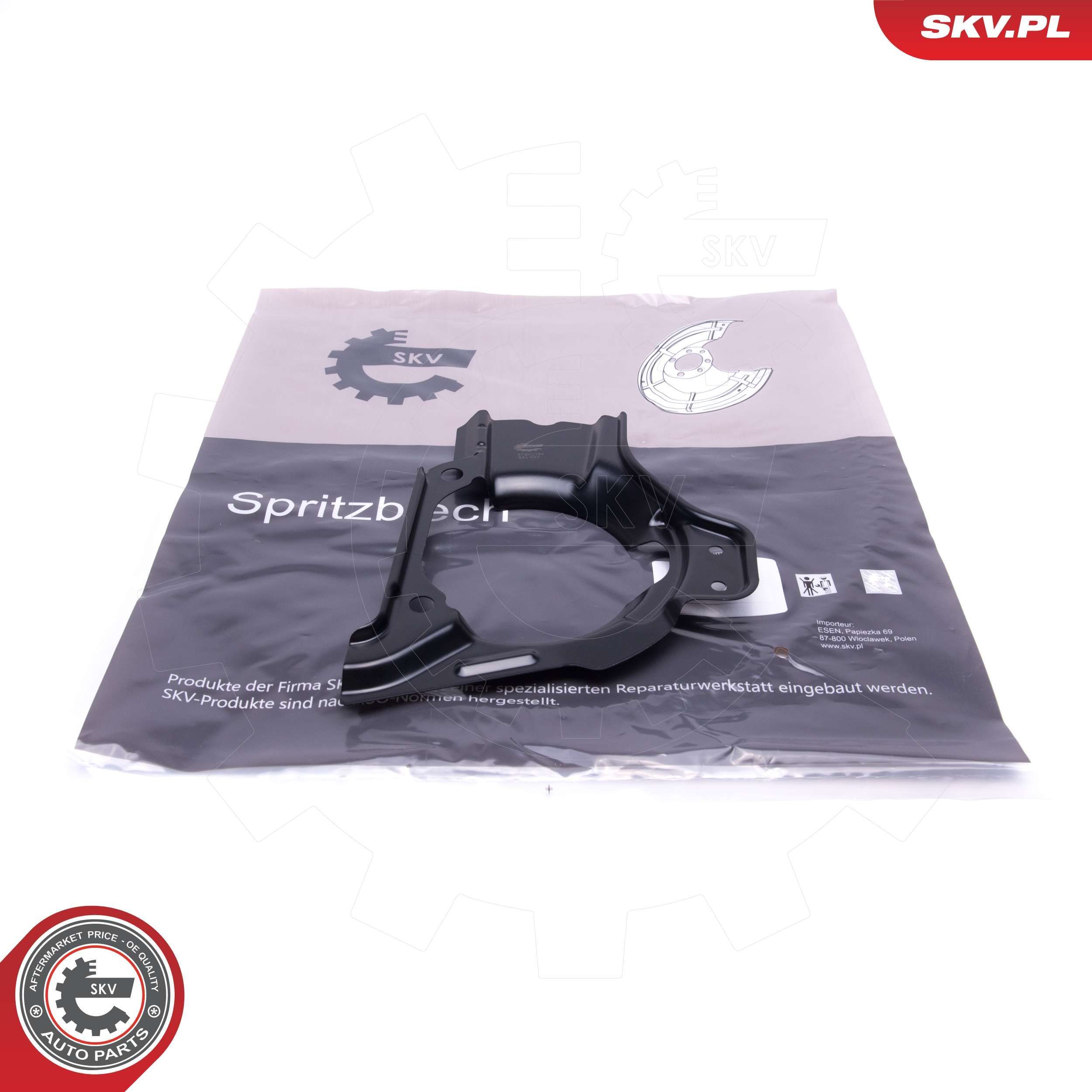 Apsauginis skydas, stabdžių diskas ESEN SKV 57SKV184