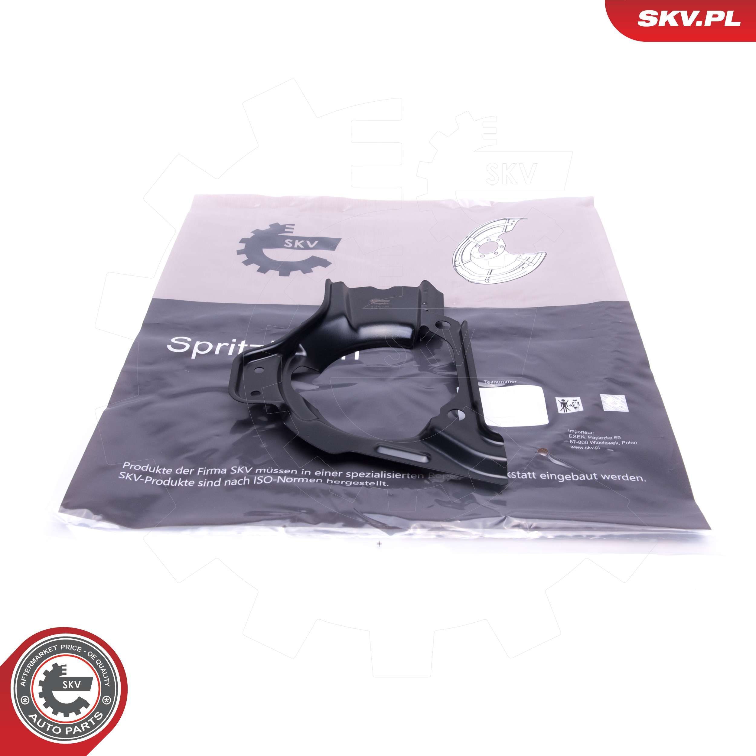 Apsauginis skydas, stabdžių diskas ESEN SKV 57SKV185