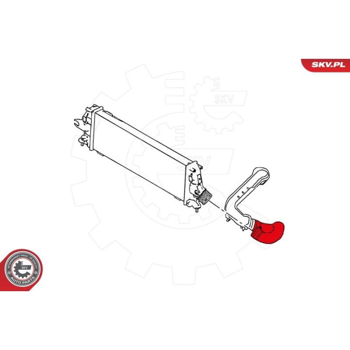 Kompresoriaus padavimo žarna ESEN SKV 24SKV210