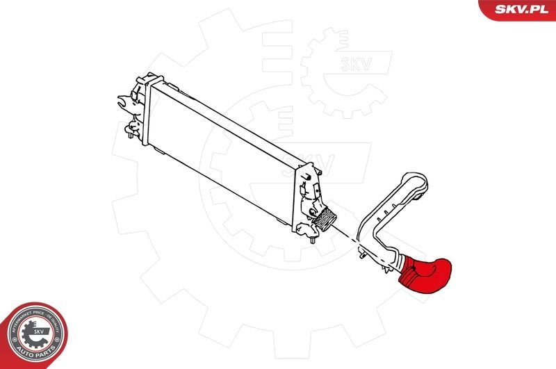 Kompresoriaus padavimo žarna ESEN SKV 24SKV210