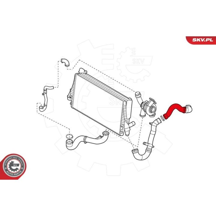 Kompresoriaus padavimo žarna ESEN SKV 24SKV223
