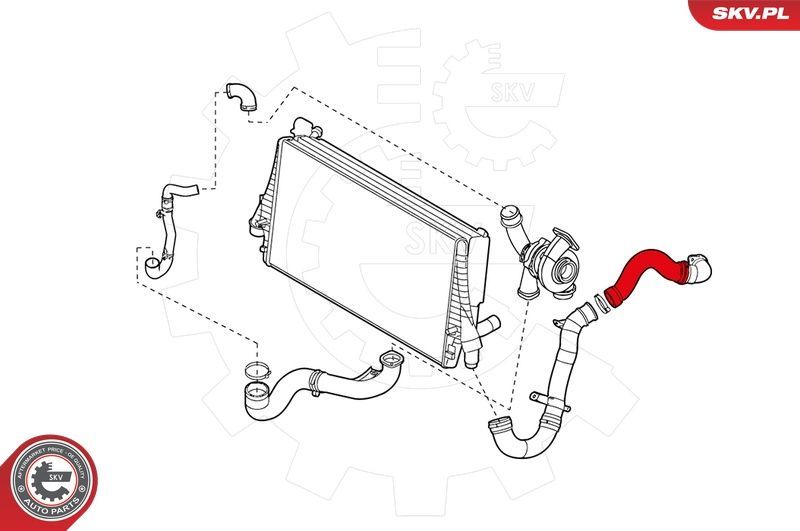 Kompresoriaus padavimo žarna ESEN SKV 24SKV223