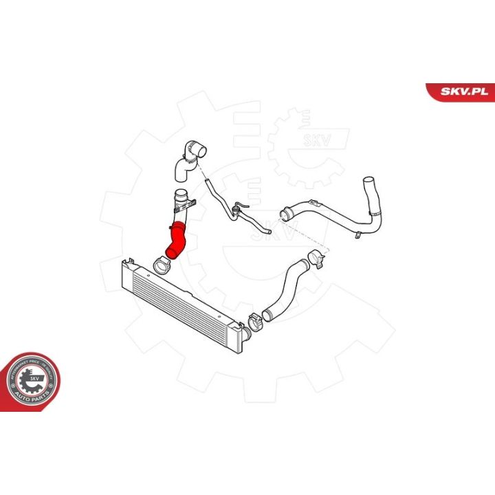 Kompresoriaus padavimo žarna ESEN SKV 24SKV561