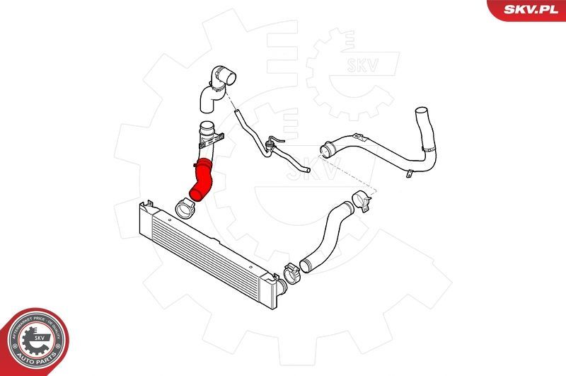 Kompresoriaus padavimo žarna ESEN SKV 24SKV561