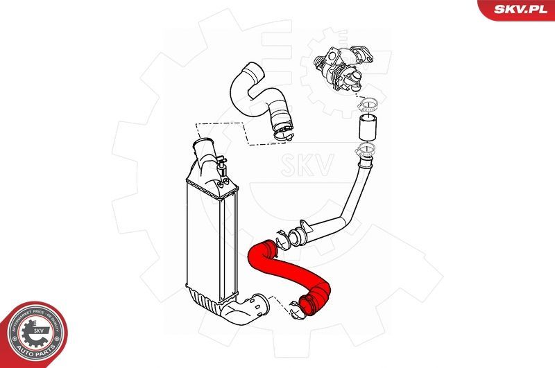 Kompresoriaus padavimo žarna ESEN SKV 24SKV564