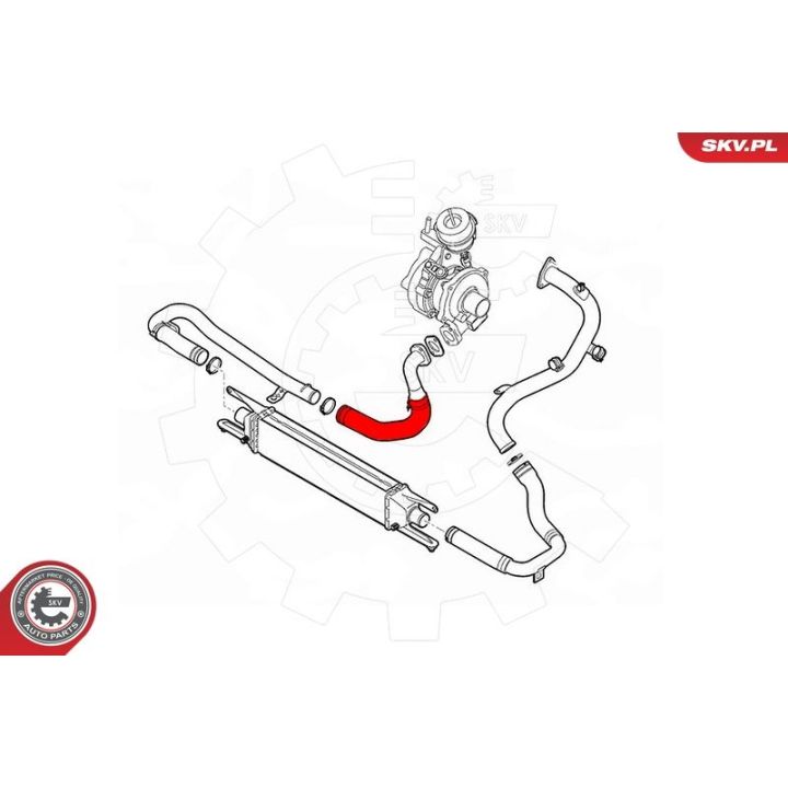 Kompresoriaus padavimo žarna ESEN SKV 24SKV566