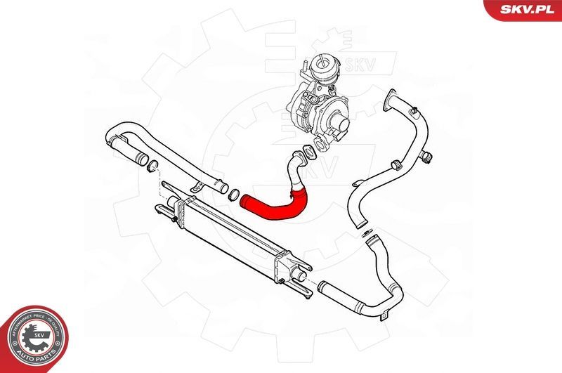 Kompresoriaus padavimo žarna ESEN SKV 24SKV566