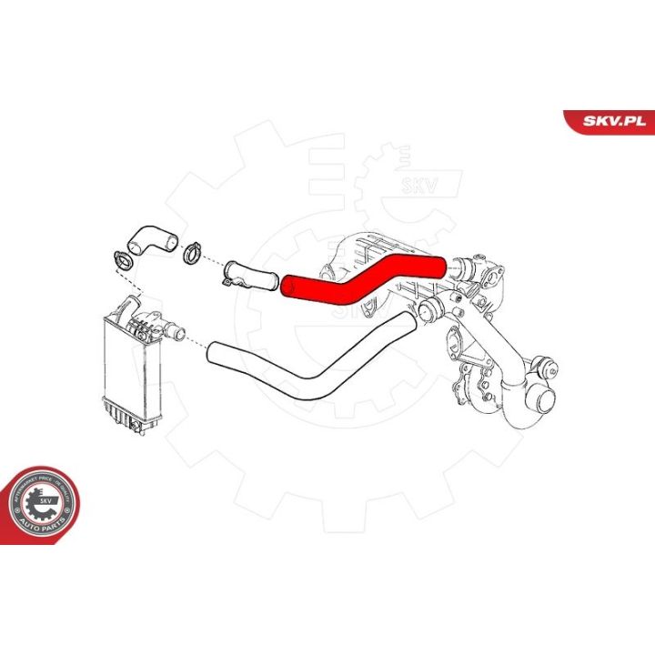 Kompresoriaus padavimo žarna ESEN SKV 24SKV567